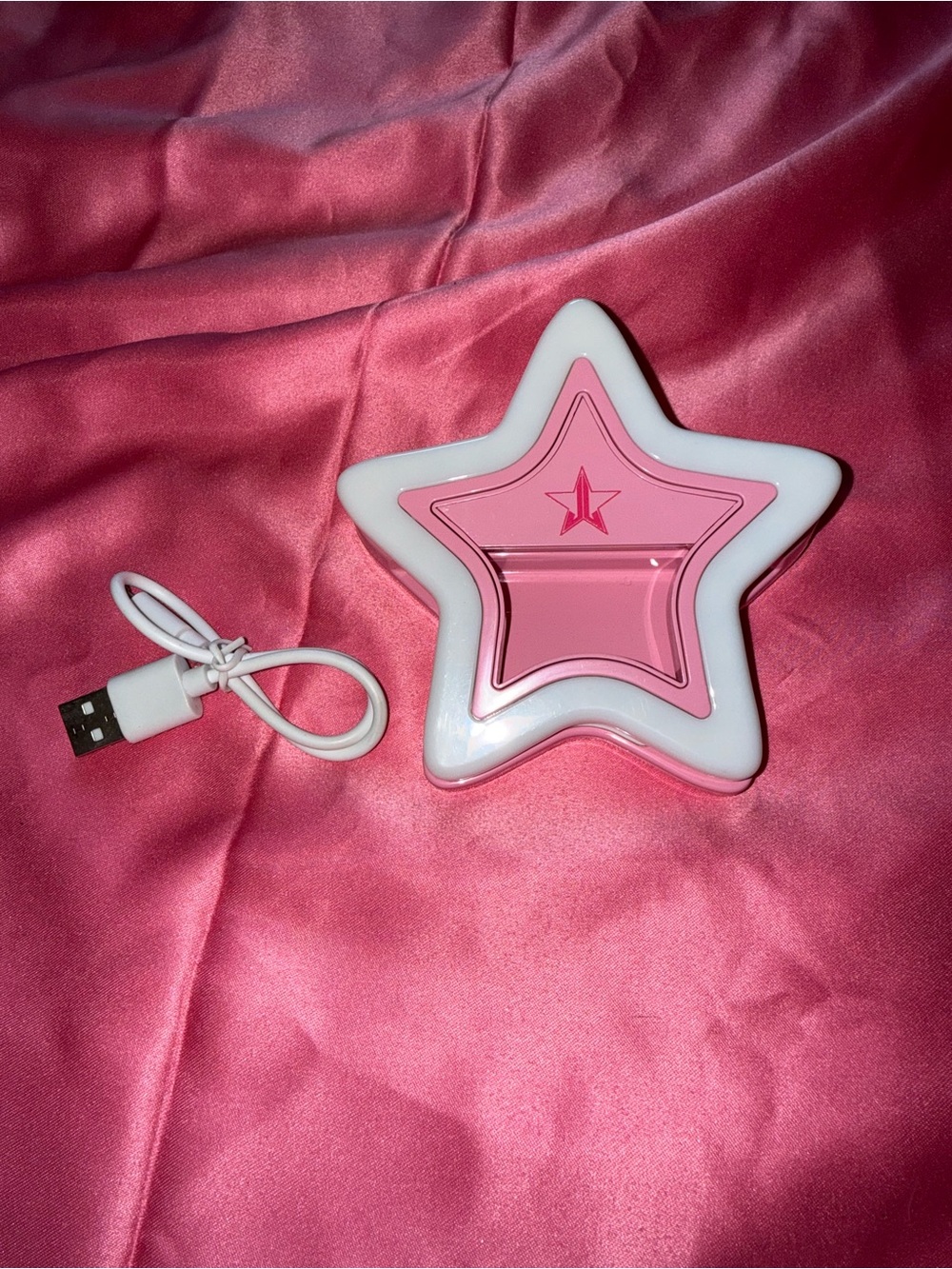 Jeffree Star Pink Star LED Light, Cellphone attachment for Selfies